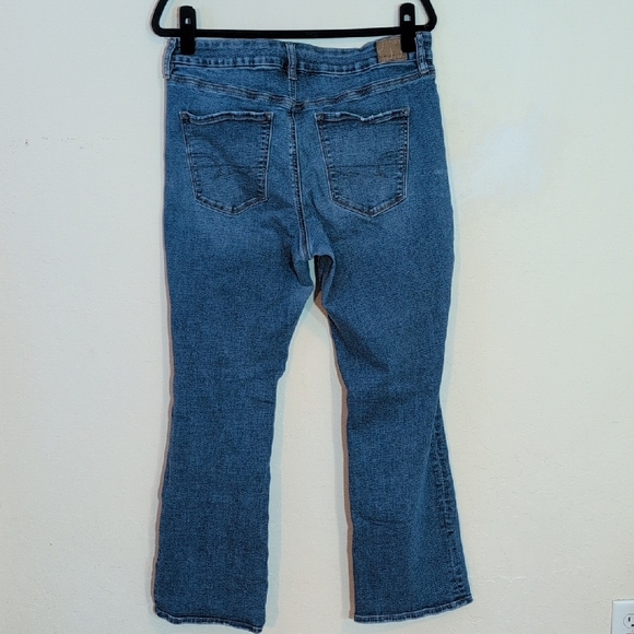 American Eagle Outfitters Curvy High-Rise Skinny Kick Size 14 - Picture 3 of 14